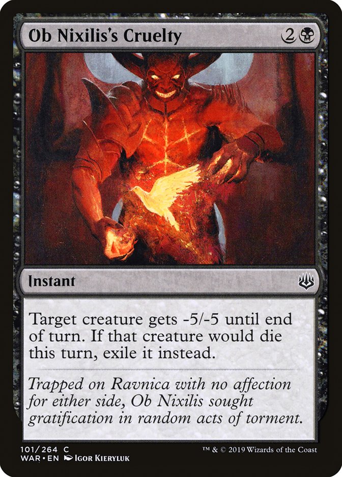 Ob Nixilis's Cruelty [War of the Spark] | Impulse Games and Hobbies