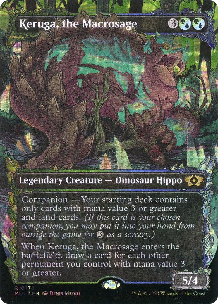 Keruga, the Macrosage (Halo Foil) [Multiverse Legends] | Impulse Games and Hobbies