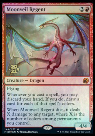 Moonveil Regent [Innistrad: Midnight Hunt Prerelease Promos] | Impulse Games and Hobbies