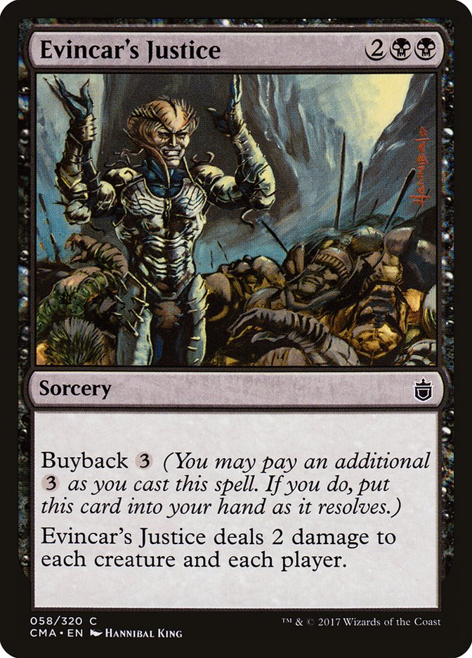 Evincar's Justice [Commander Anthology] | Impulse Games and Hobbies