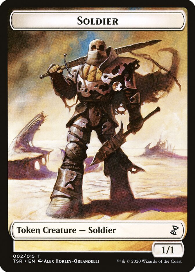 Soldier Token [Time Spiral Remastered Tokens] | Impulse Games and Hobbies