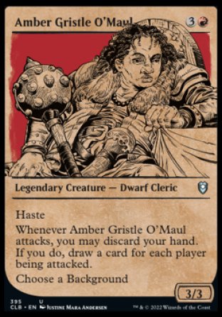 Amber Gristle O'Maul (Showcase) [Commander Legends: Battle for Baldur's Gate] | Impulse Games and Hobbies