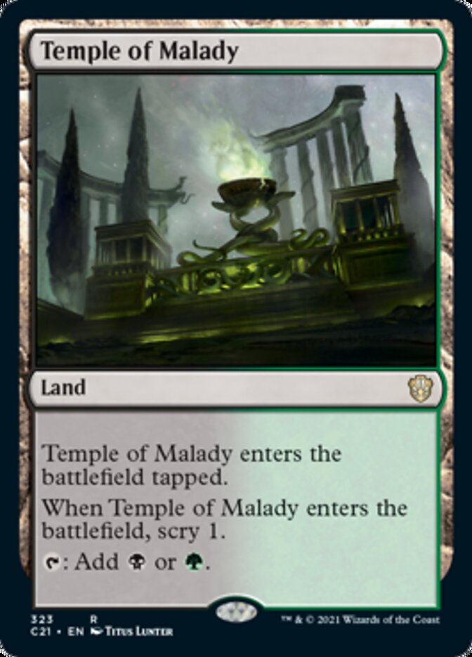 Temple of Malady [Commander 2021] | Impulse Games and Hobbies