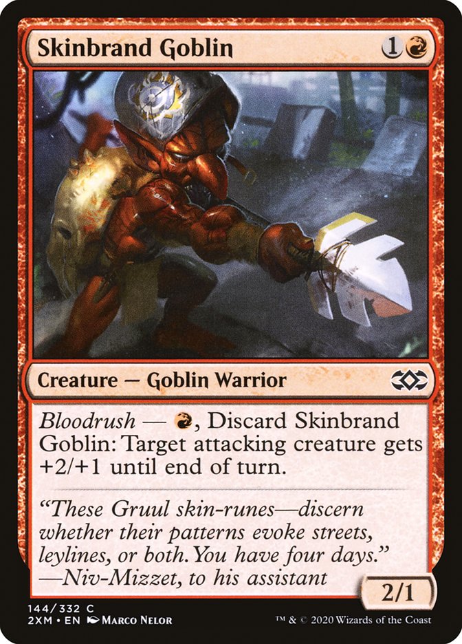 Skinbrand Goblin [Double Masters] | Impulse Games and Hobbies