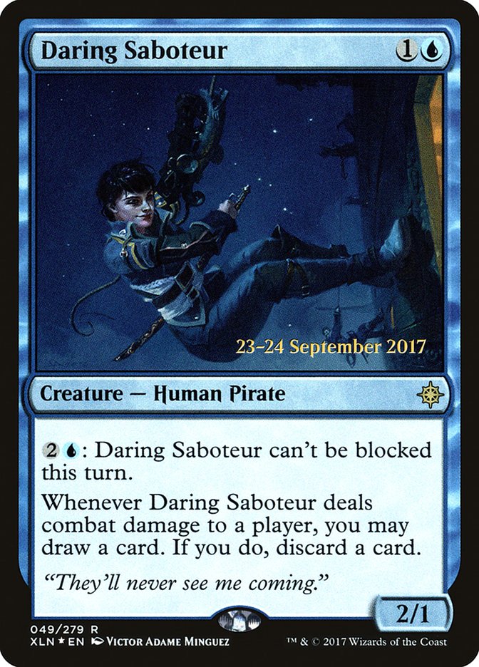 Daring Saboteur [Ixalan Prerelease Promos] | Impulse Games and Hobbies