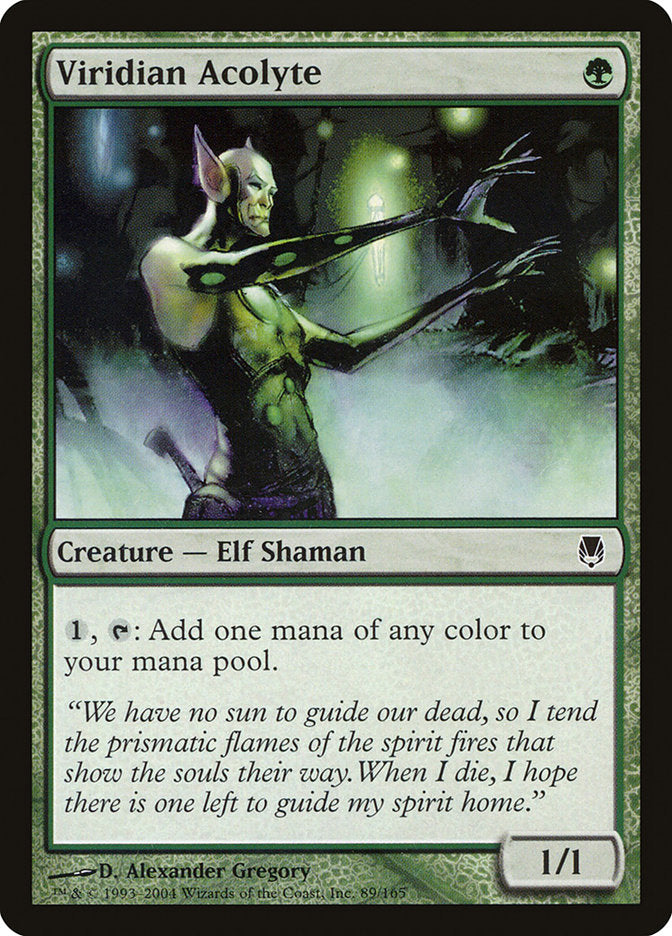 Viridian Acolyte [Darksteel] | Impulse Games and Hobbies
