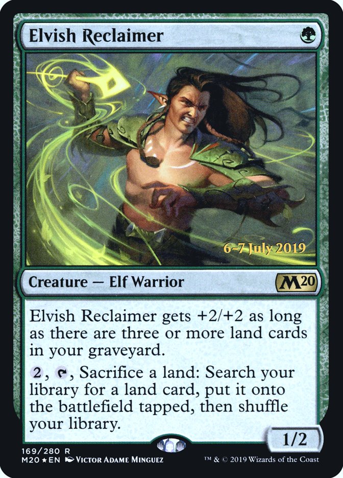 Elvish Reclaimer  [Core Set 2020 Prerelease Promos] | Impulse Games and Hobbies