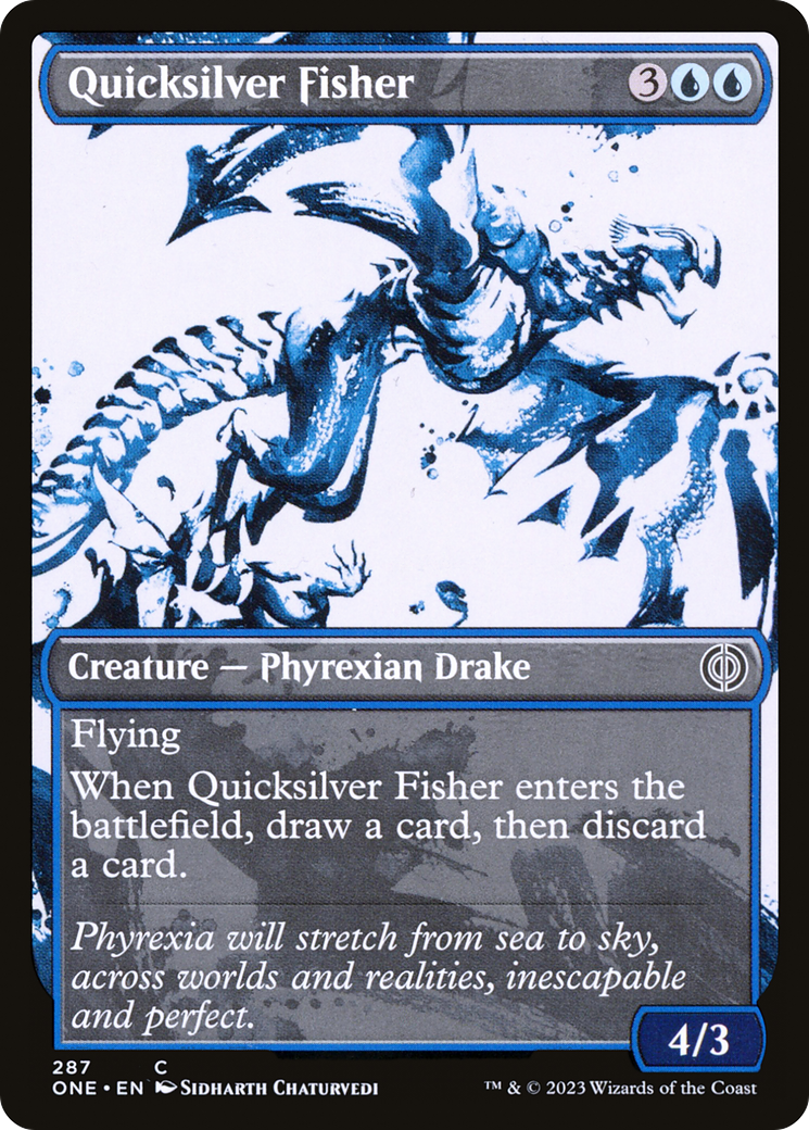 Quicksilver Fisher (Showcase Ichor) [Phyrexia: All Will Be One] | Impulse Games and Hobbies