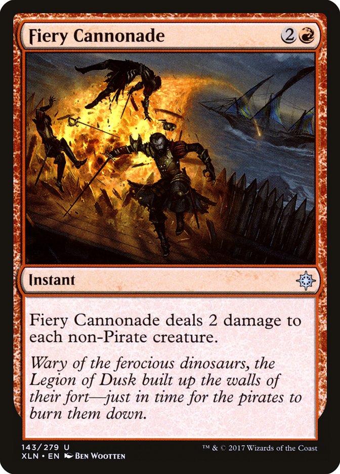 Fiery Cannonade [Ixalan] | Impulse Games and Hobbies