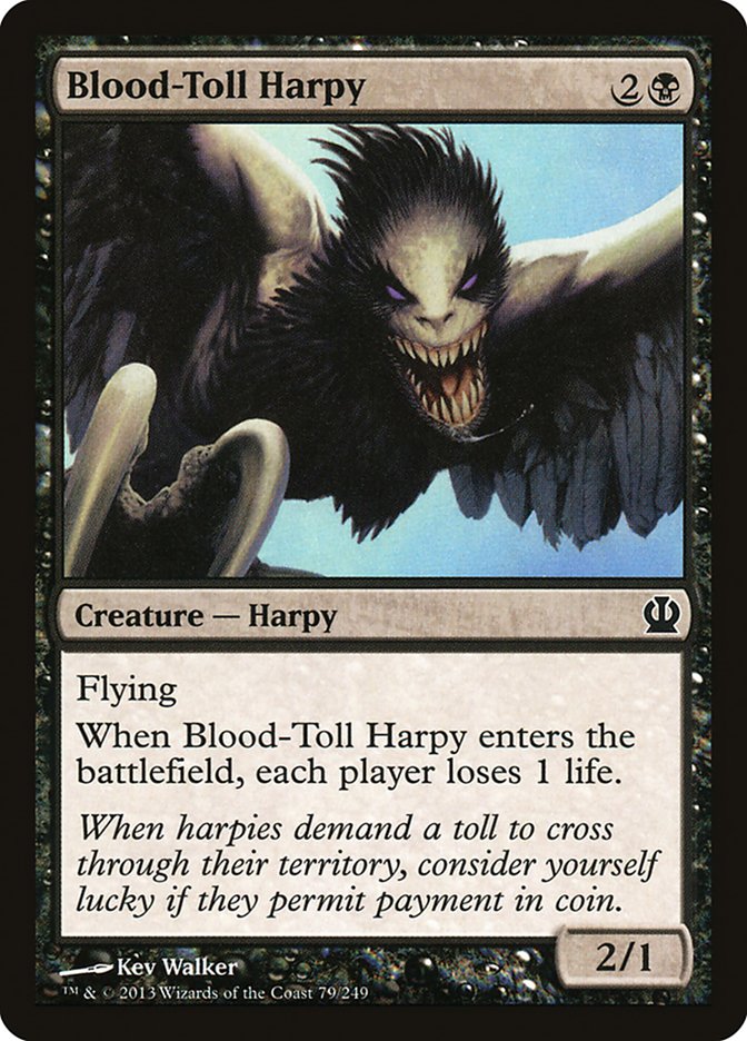 Blood-Toll Harpy [Theros] | Impulse Games and Hobbies