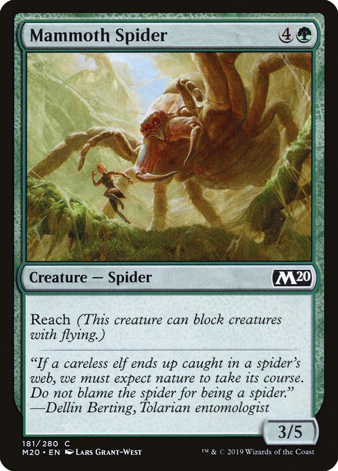 Mammoth Spider [Core Set 2020] | Impulse Games and Hobbies