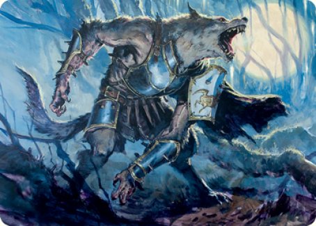 Moonrage Brute Art Card [Innistrad: Midnight Hunt Art Series] | Impulse Games and Hobbies