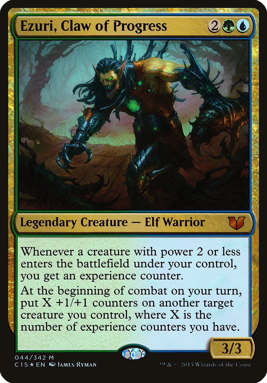 Ezuri, Claw of Progress (Oversized) [Commander 2015 Oversized] | Impulse Games and Hobbies