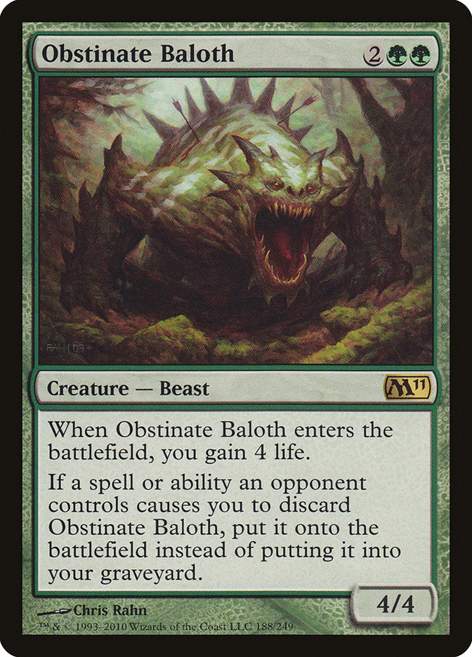 Obstinate Baloth [Magic 2011] | Impulse Games and Hobbies