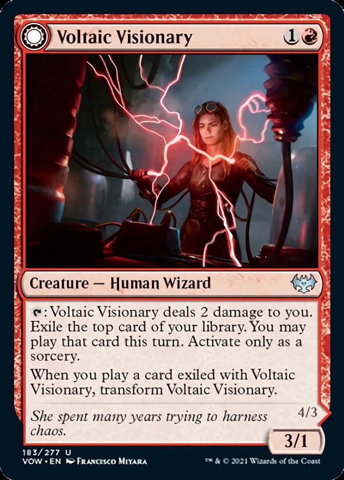 Voltaic Visionary // Volt-Charged Berserker [Innistrad: Crimson Vow] | Impulse Games and Hobbies