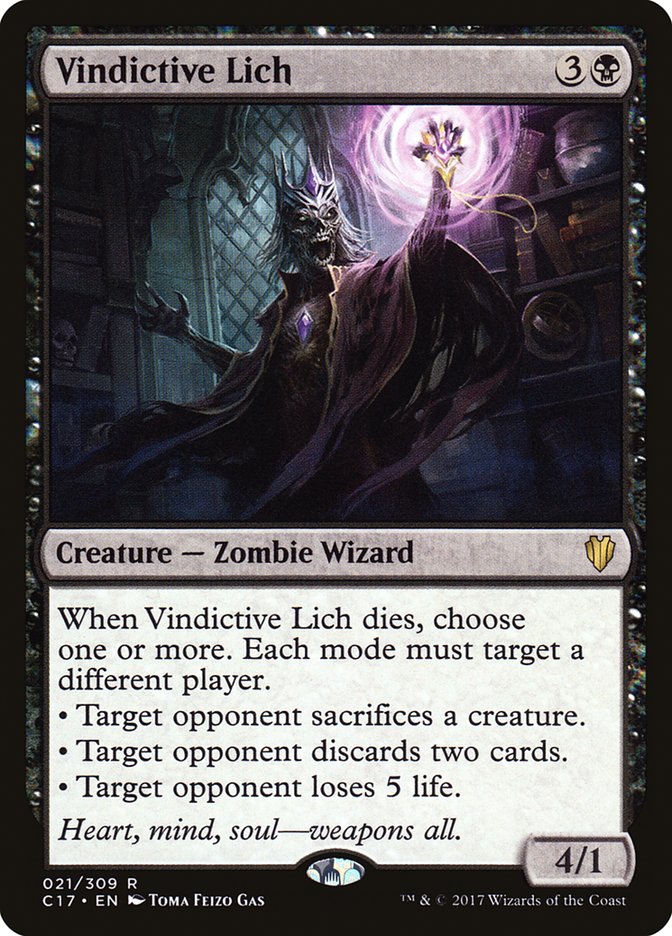 Vindictive Lich [Commander 2017] | Impulse Games and Hobbies