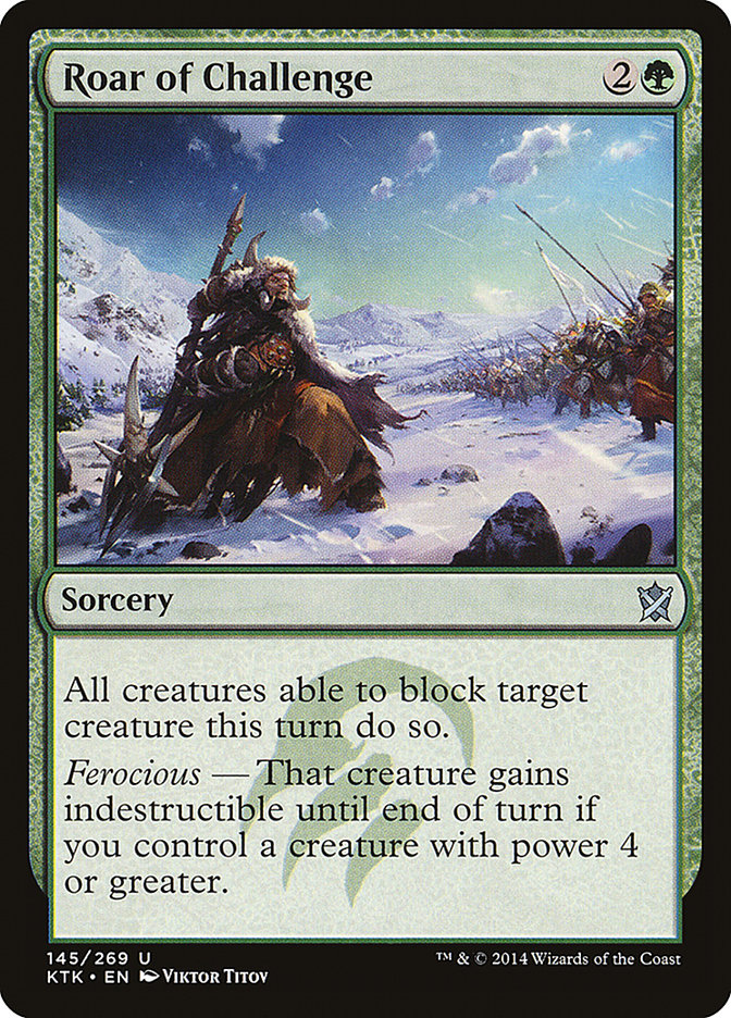 Roar of Challenge [Khans of Tarkir] | Impulse Games and Hobbies