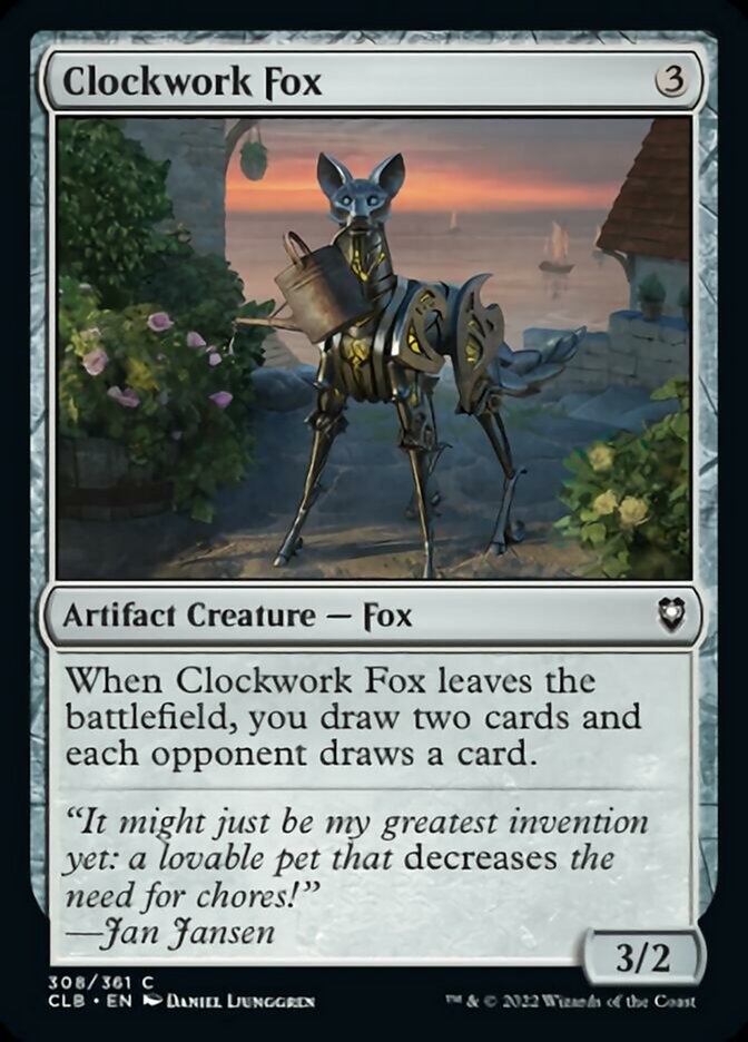 Clockwork Fox [Commander Legends: Battle for Baldur's Gate] | Impulse Games and Hobbies