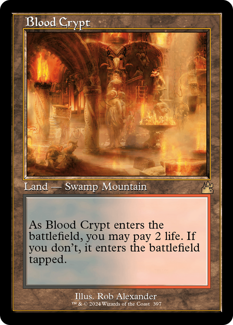 Blood Crypt (Retro) [Ravnica Remastered] | Impulse Games and Hobbies