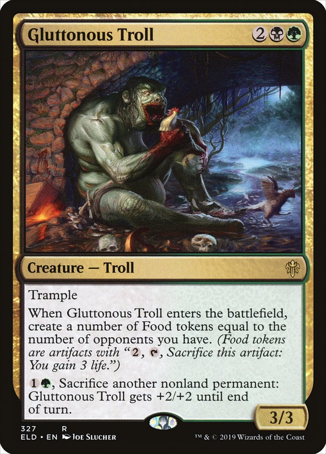 Gluttonous Troll [Throne of Eldraine] | Impulse Games and Hobbies