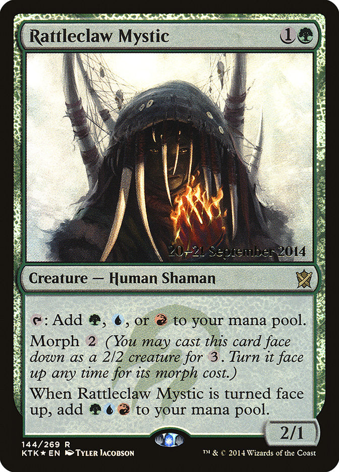 Rattleclaw Mystic [Khans of Tarkir Prerelease Promos] | Impulse Games and Hobbies