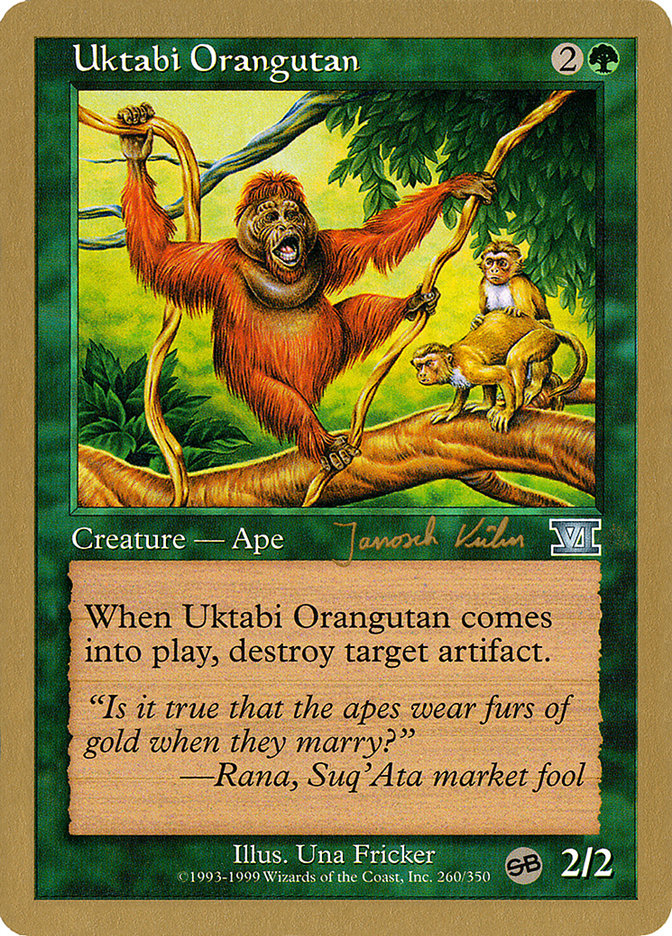 Uktabi Orangutan (Janosch Kuhn) (SB) [World Championship Decks 2000] | Impulse Games and Hobbies