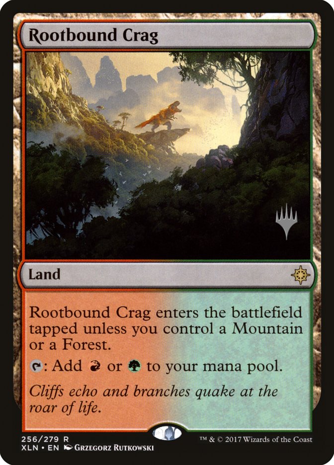 Rootbound Crag (Promo Pack) [Ixalan Promos] | Impulse Games and Hobbies