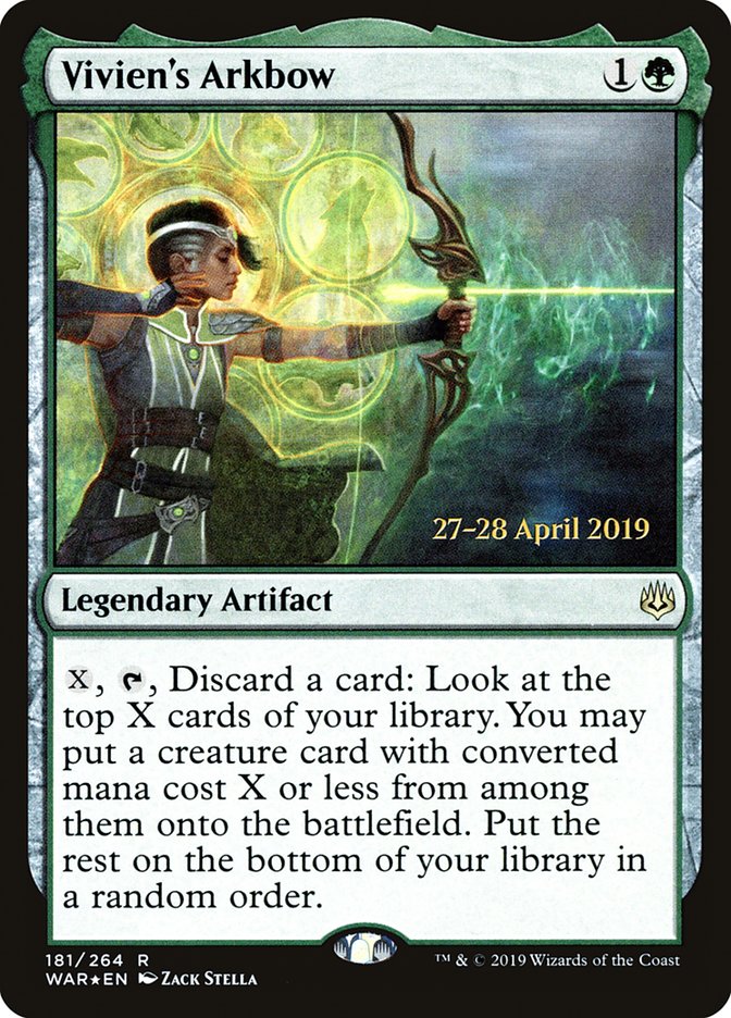 Vivien's Arkbow  [War of the Spark Prerelease Promos] | Impulse Games and Hobbies