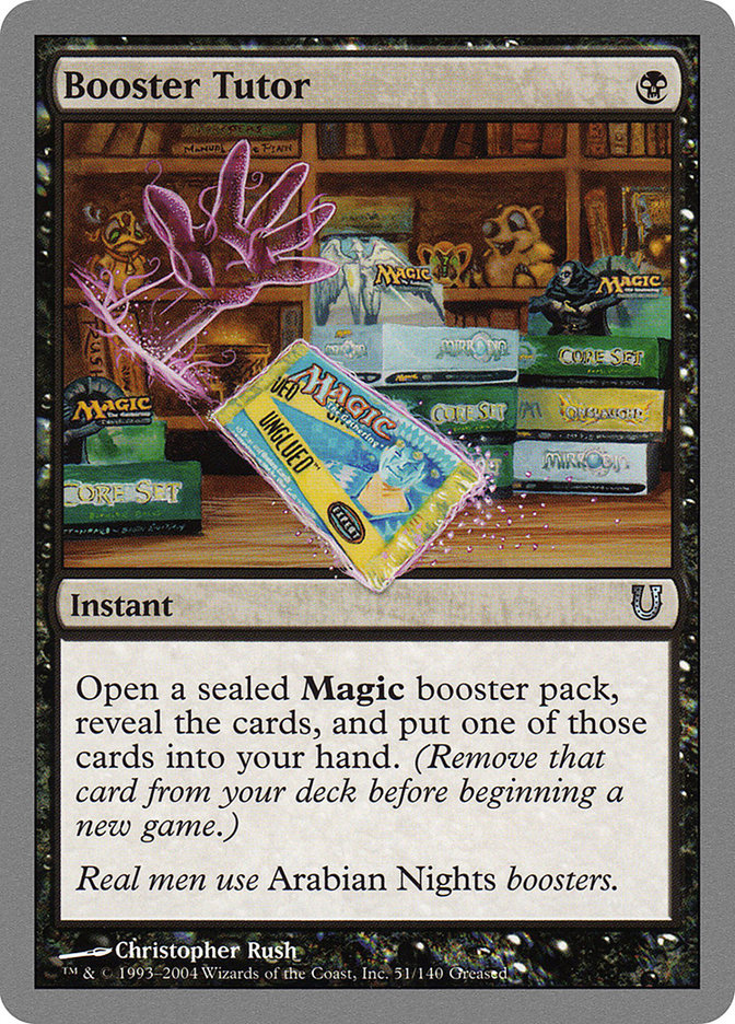 Booster Tutor [Unhinged] | Impulse Games and Hobbies