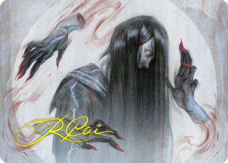 Clawing Torment Art Card (Gold-Stamped Signature) [Kamigawa: Neon Dynasty Art Series] | Impulse Games and Hobbies