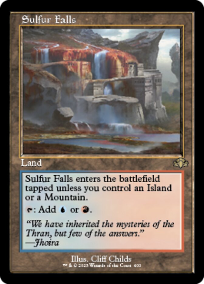Sulfur Falls (Retro) [Dominaria Remastered] | Impulse Games and Hobbies