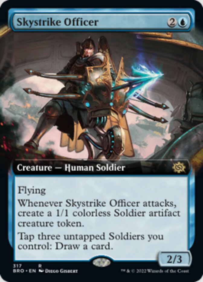 Skystrike Officer (Extended Art) [The Brothers' War] | Impulse Games and Hobbies