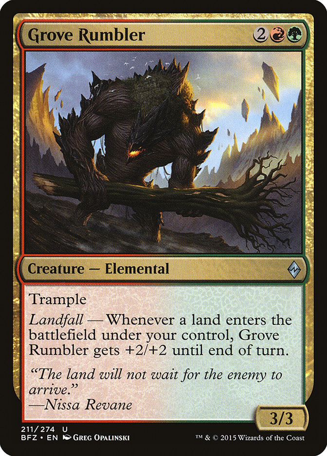 Grove Rumbler [Battle for Zendikar] | Impulse Games and Hobbies