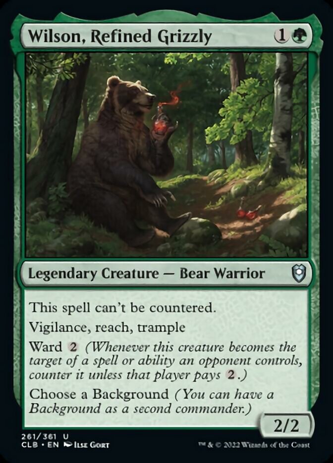 Wilson, Refined Grizzly [Commander Legends: Battle for Baldur's Gate] | Impulse Games and Hobbies