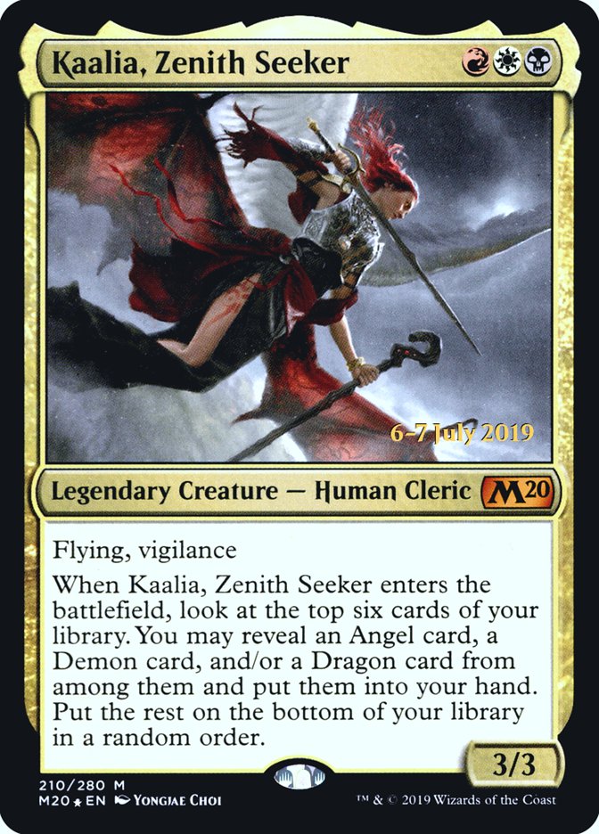 Kaalia, Zenith Seeker  [Core Set 2020 Prerelease Promos] | Impulse Games and Hobbies