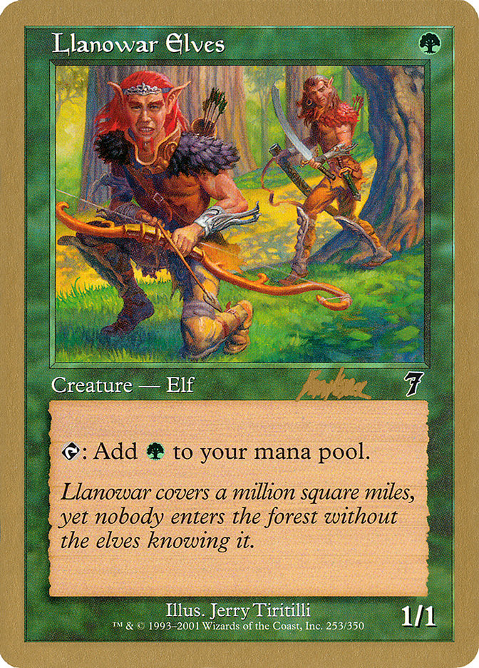 Llanowar Elves (Brian Kibler) [World Championship Decks 2002] | Impulse Games and Hobbies