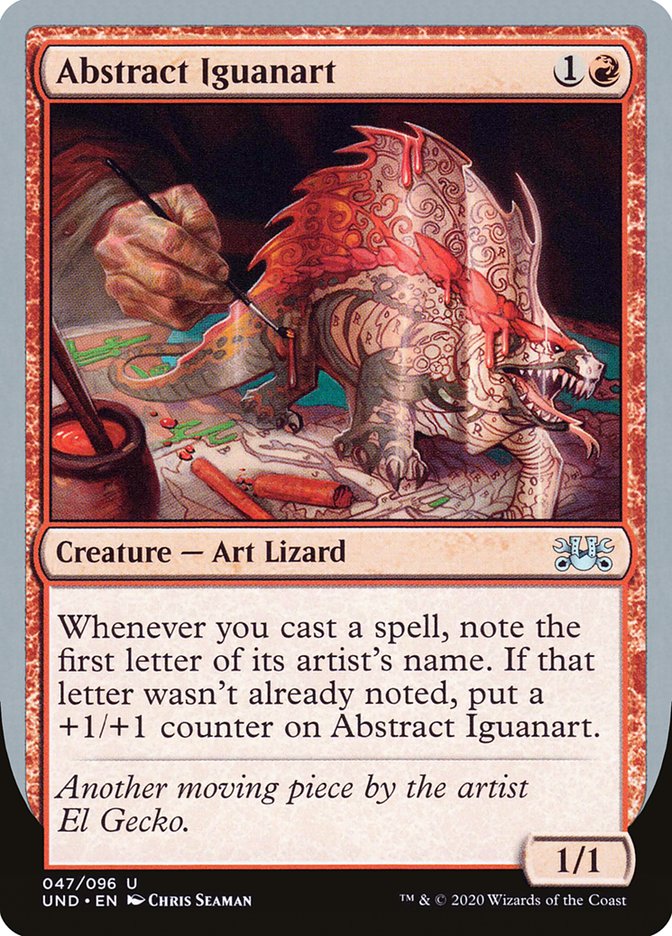 Abstract Iguanart [Unsanctioned] | Impulse Games and Hobbies