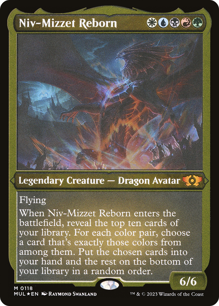 Niv-Mizzet Reborn (Foil Etched) [Multiverse Legends] | Impulse Games and Hobbies