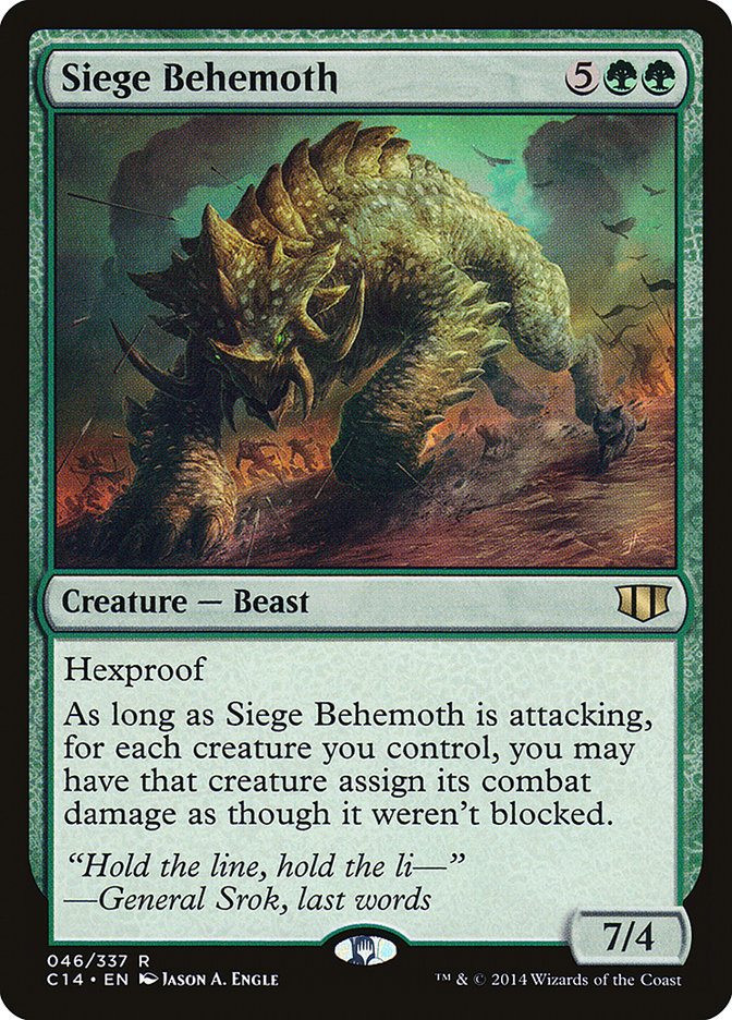 Siege Behemoth [Commander 2014] | Impulse Games and Hobbies