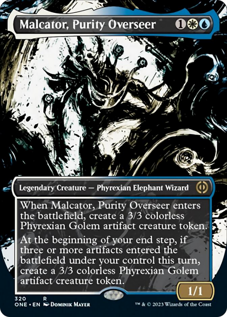 Malcator, Purity Overseer (Borderless Ichor) [Phyrexia: All Will Be One] | Impulse Games and Hobbies