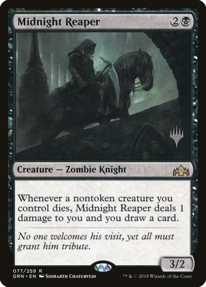 Midnight Reaper (Promo Pack) [Guilds of Ravnica Promos] | Impulse Games and Hobbies