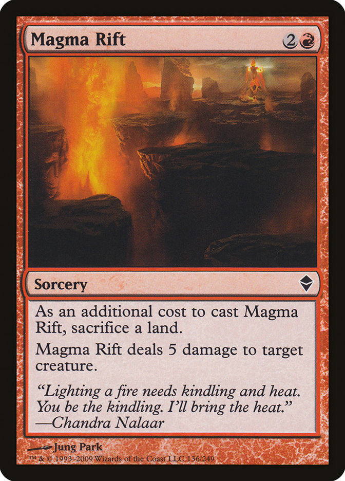 Magma Rift [Zendikar] | Impulse Games and Hobbies