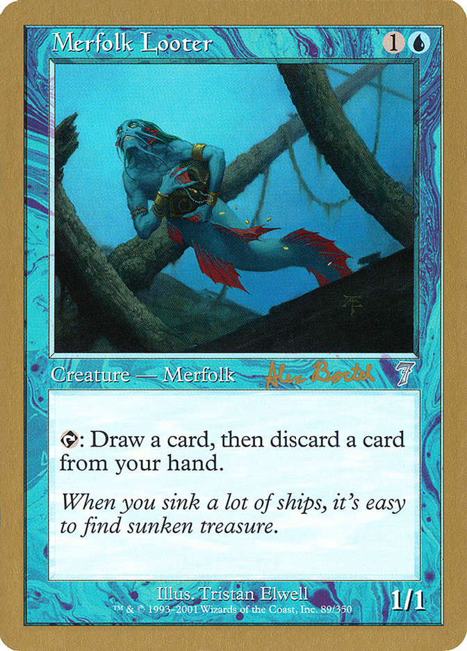 Merfolk Looter (Alex Borteh) [World Championship Decks 2001] | Impulse Games and Hobbies