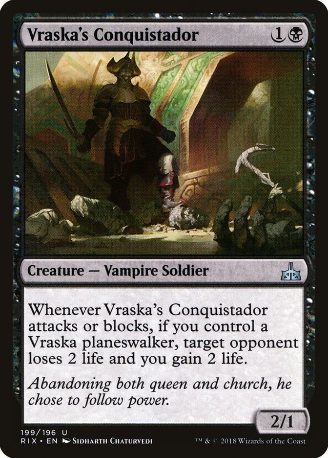 Vraska's Conquistador [Rivals of Ixalan] | Impulse Games and Hobbies