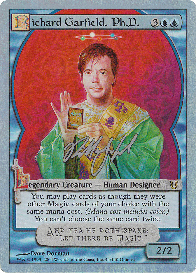 Richard Garfield, Ph.D. (Alternate Foil) [Unhinged] | Impulse Games and Hobbies