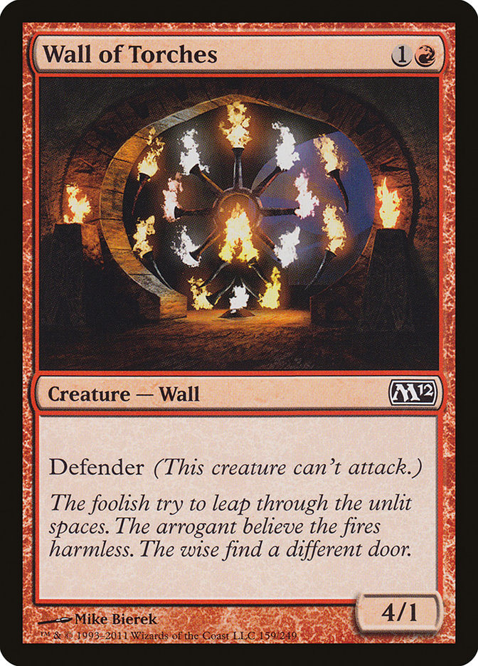 Wall of Torches [Magic 2012] | Impulse Games and Hobbies