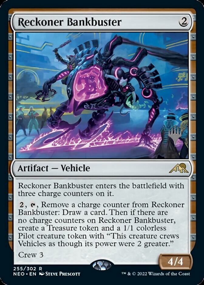 Reckoner Bankbuster (Promo Pack) [Kamigawa: Neon Dynasty Promos] | Impulse Games and Hobbies