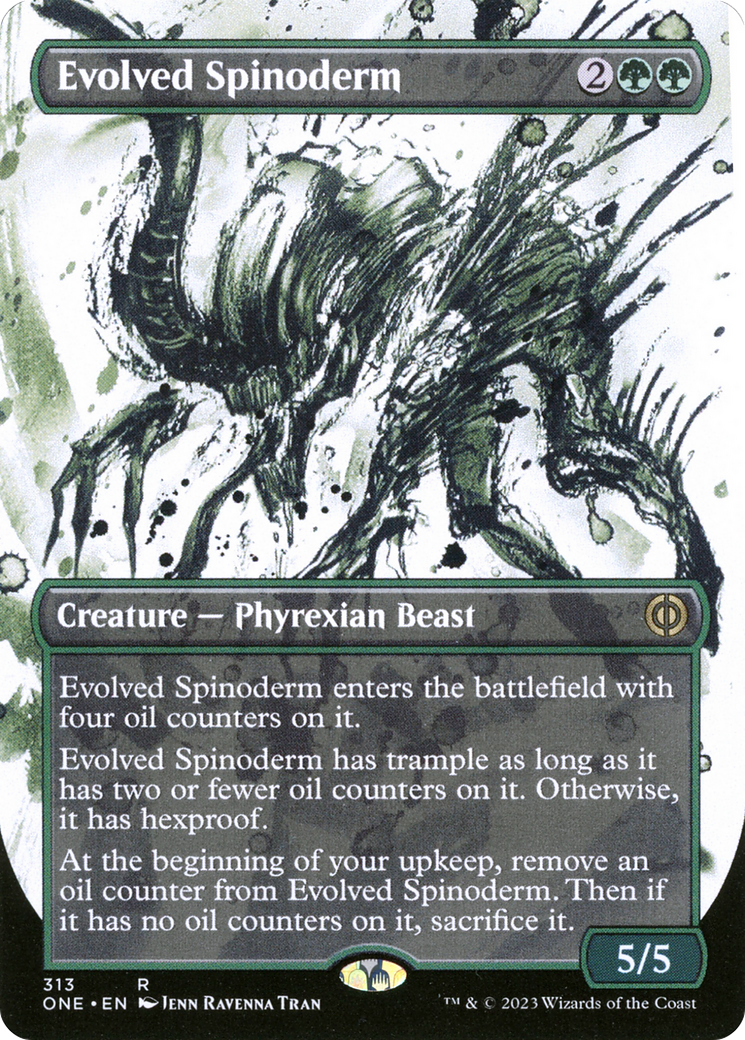 Evolved Spinoderm (Borderless Ichor) [Phyrexia: All Will Be One] | Impulse Games and Hobbies