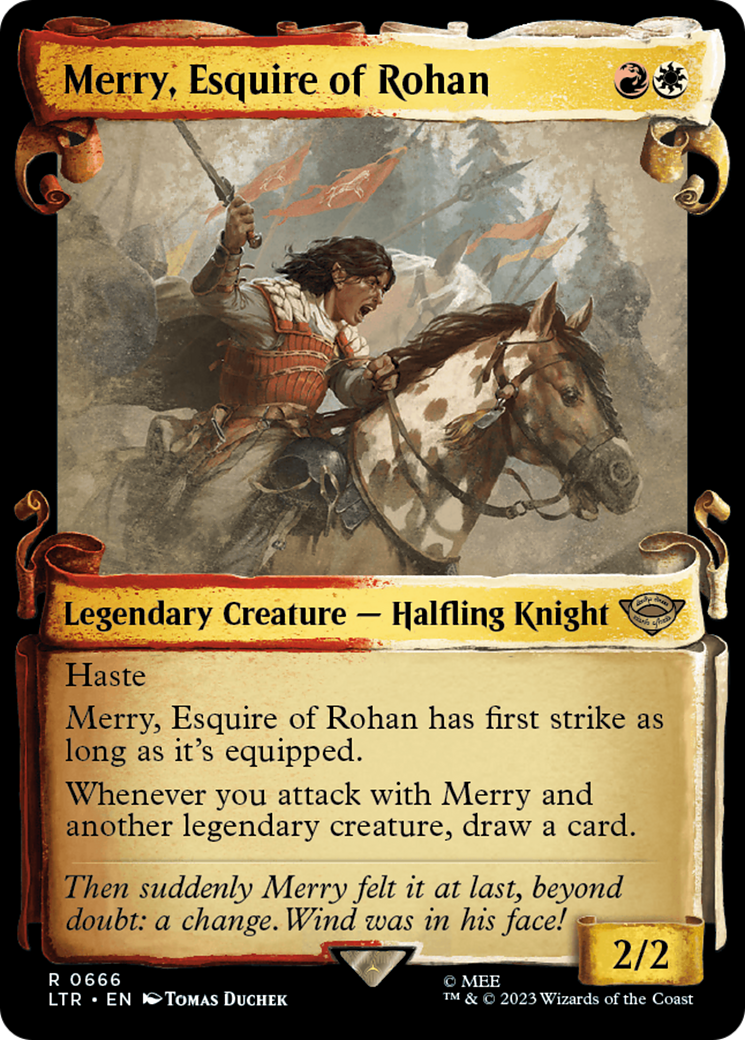 Merry, Esquire of Rohan [The Lord of the Rings: Tales of Middle-Earth Showcase Scrolls] | Impulse Games and Hobbies