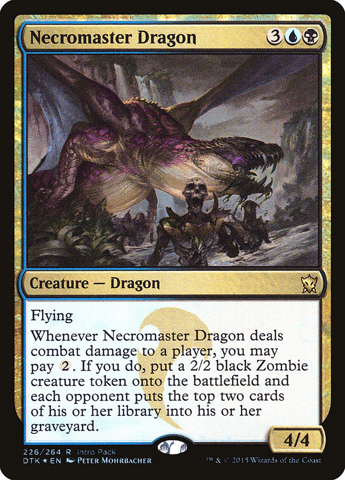 Necromaster Dragon (Intro Pack) [Dragons of Tarkir Promos] | Impulse Games and Hobbies